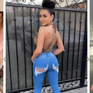 Fashion Nova Booty Ripped Skinny Jeans